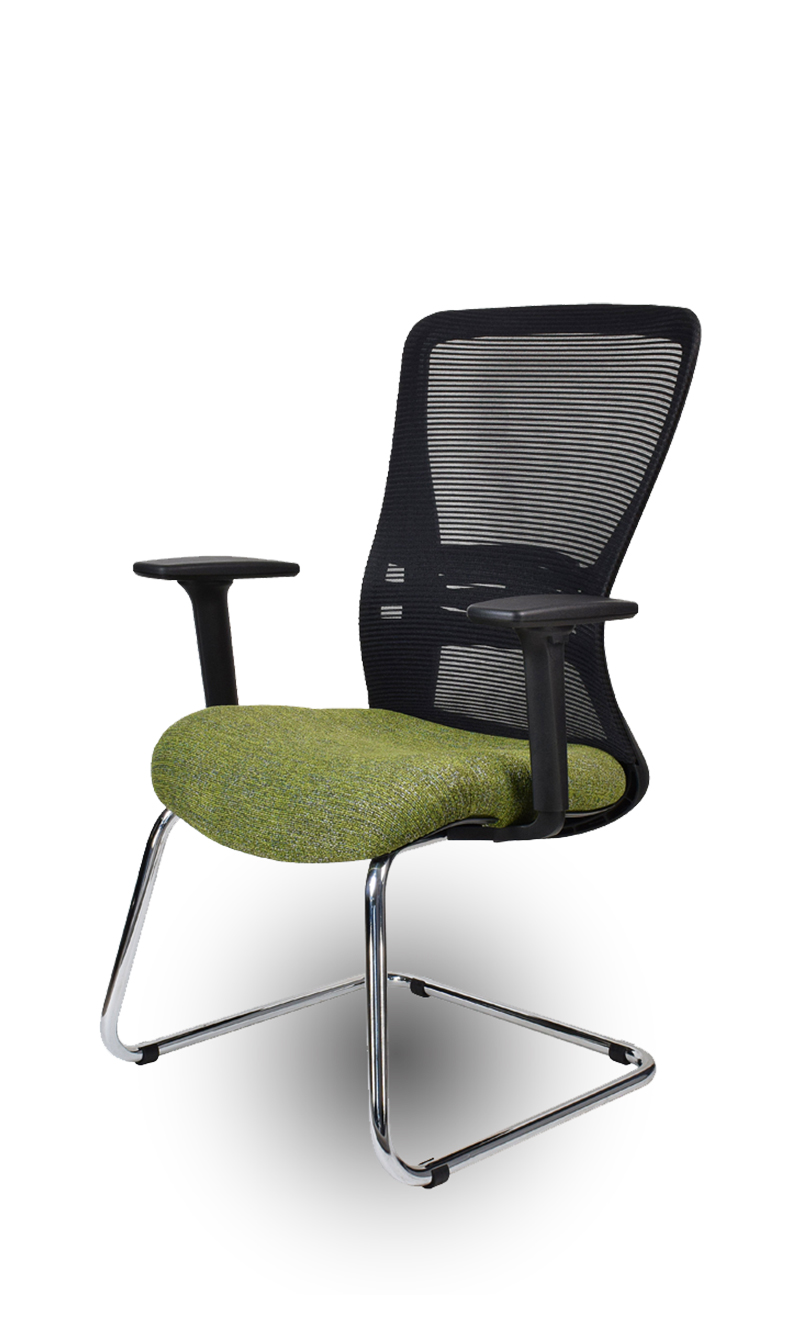 ZNC2 - ZHAVIA NETTED VISITOR CHAIR SLEIGH BASE
