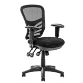 HCH1900BLACK ERGONET3 OPERATOR CHAIR - NO HEAD REST