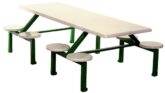 Canteen Unit - 8 Seater Set - Rectangular